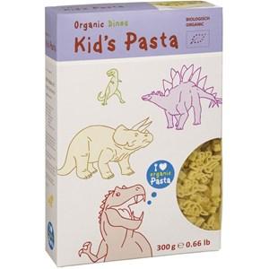 Zdjęcie makaronu dinozaury BIO w opakowaniu 300 g od Alb-Gold Kid's Pasta. Idealny wybór dla rodziców, którzy chcą dostarczyć swoim dzieciom najlepszej jakości składniki.