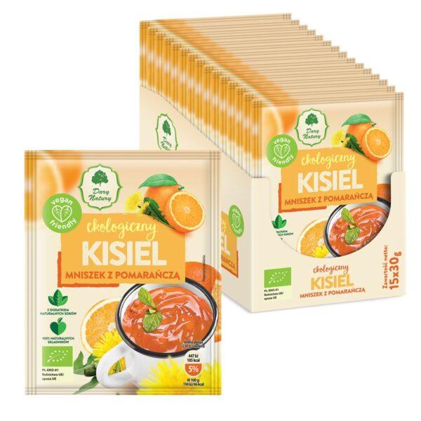 Kisiel mniszek z pomarancza